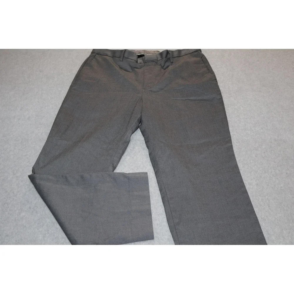 Banana Republic Slim Fit Men 36x30 Gray Cotton Blend Stretch Chino Pants